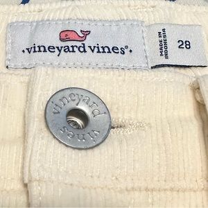 Vineyard Vines straight crop corduroy pants